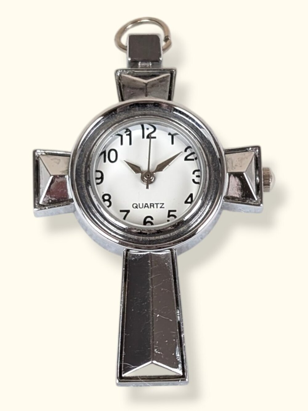 Quartz Water Resistant Cross Hanging Watch